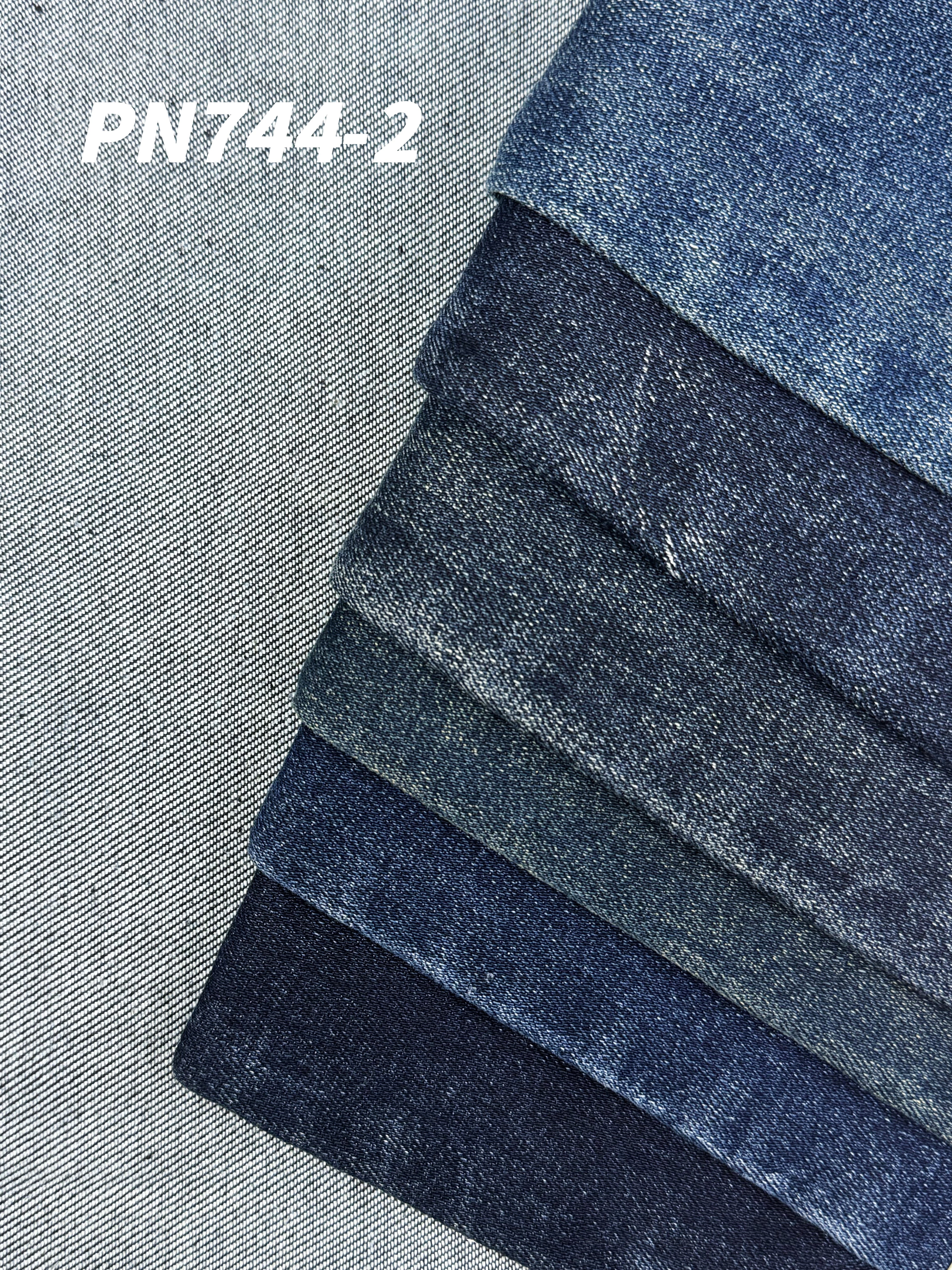 PN744-2 Ultra Heavy Nylon Blended Denim